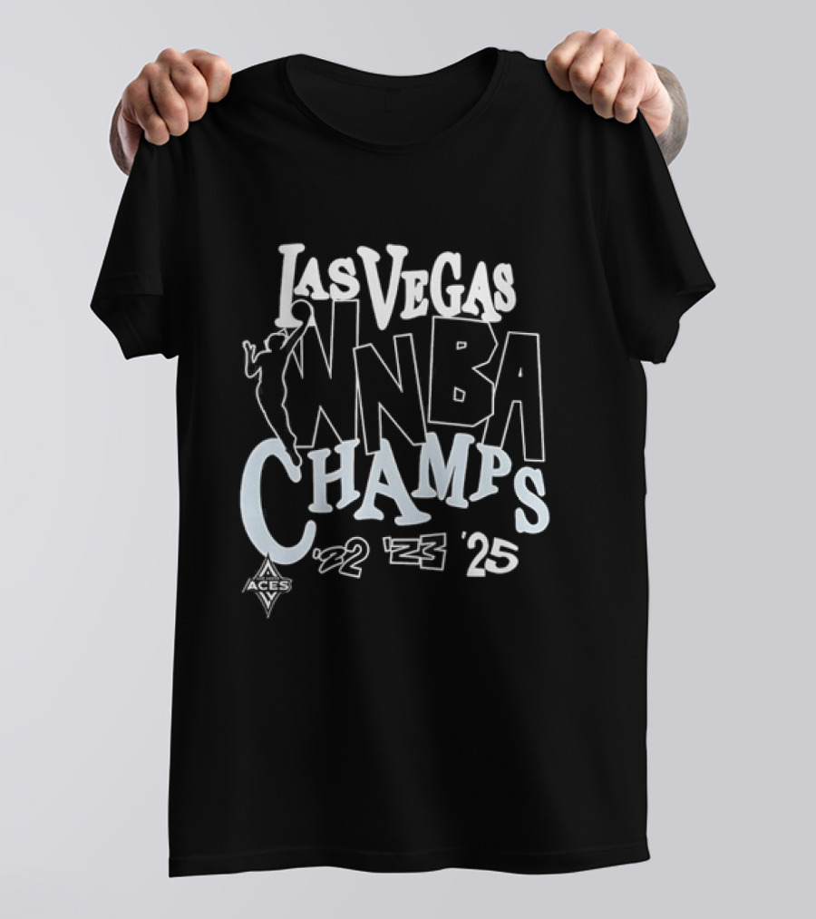 Las Vegas Aces WNBA Champs 2022 2023 2025 Basketball T-Shirt