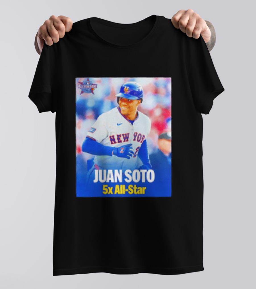 All Star Game 2026 New York Mets Juan Soto 5x All Star T-Shirt