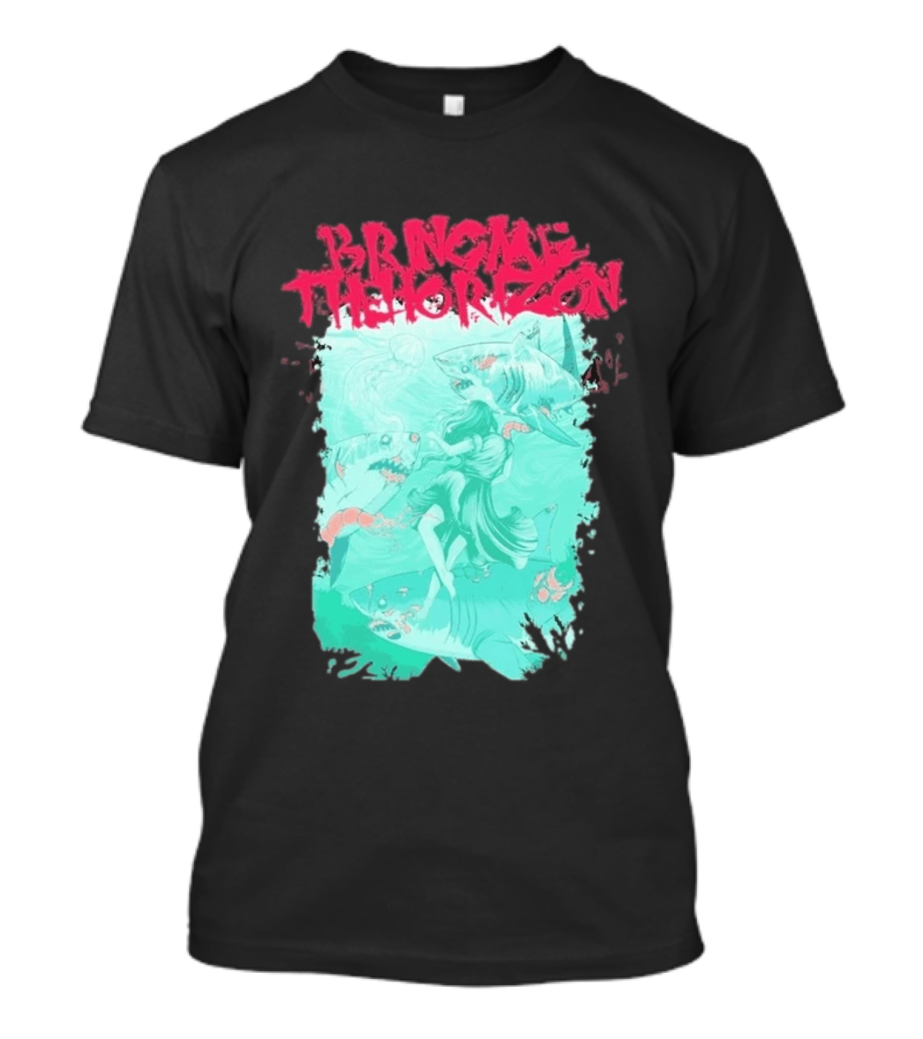 Bring Me The Horizon Shark Attack Artwork 2026 T-Shirt