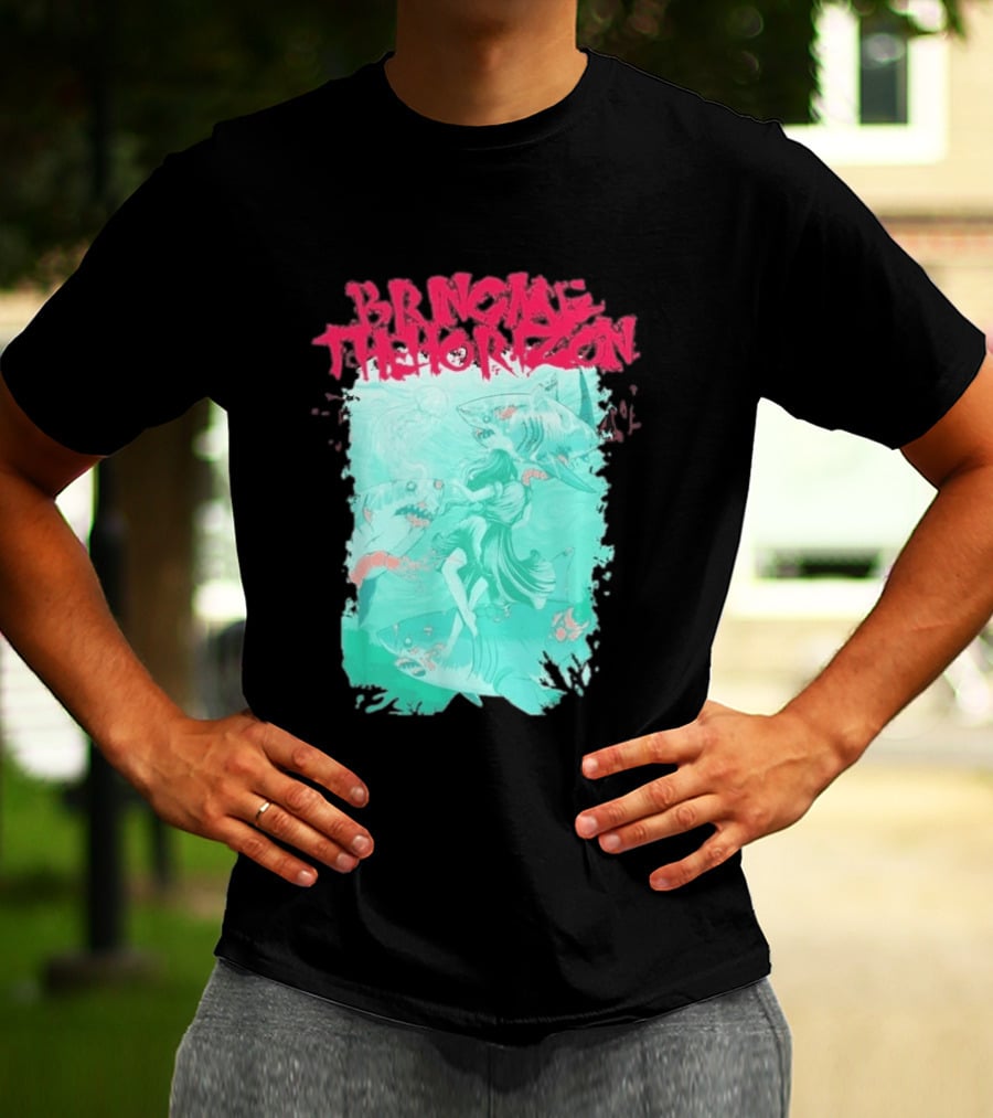 Bring Me The Horizon Shark Attack Artwork 2026 T-Shirt