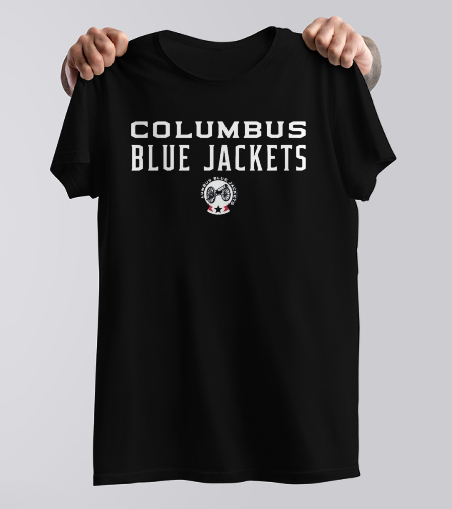 Columbus Blue Jackets NHL Hockey Team Cannon T-Shirt