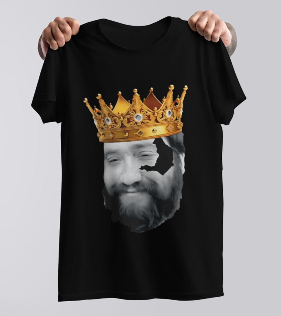 King Santori Cincinnati Bengals Crowned Beard Patch T-Shirt