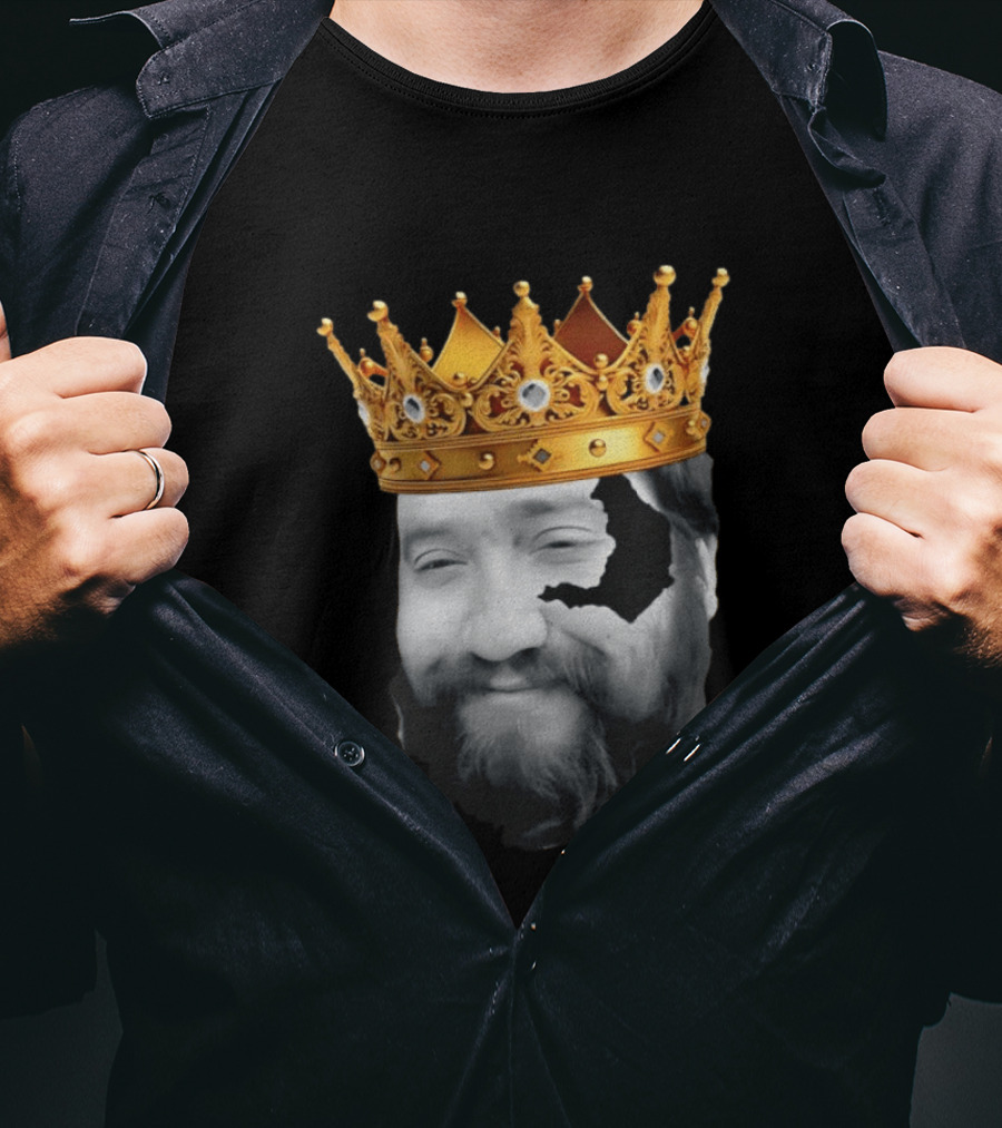 King Santori Cincinnati Bengals Crowned Beard Patch T-Shirt