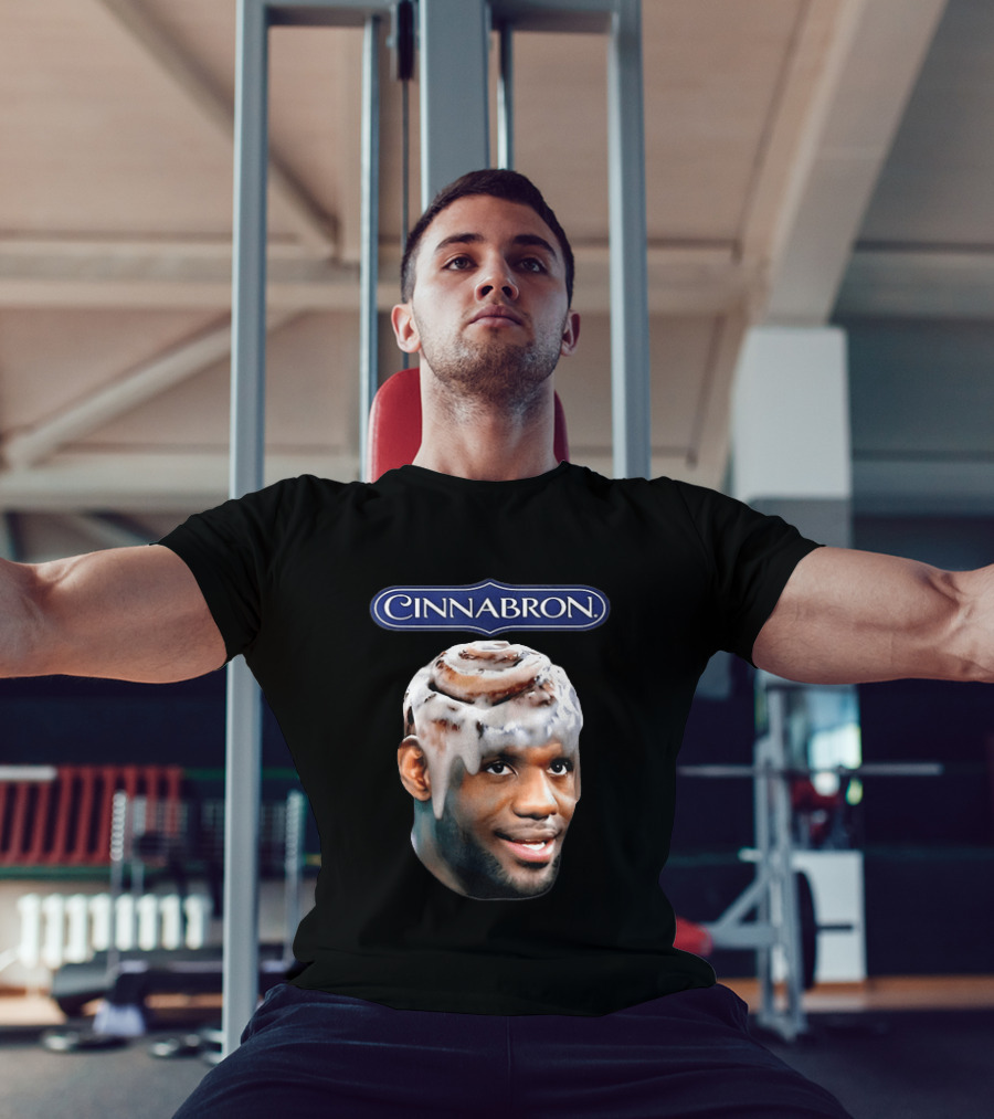 LeBron James Los Angeles Lakers Cinnabron Cinnamon Roll Meme T-Shirt