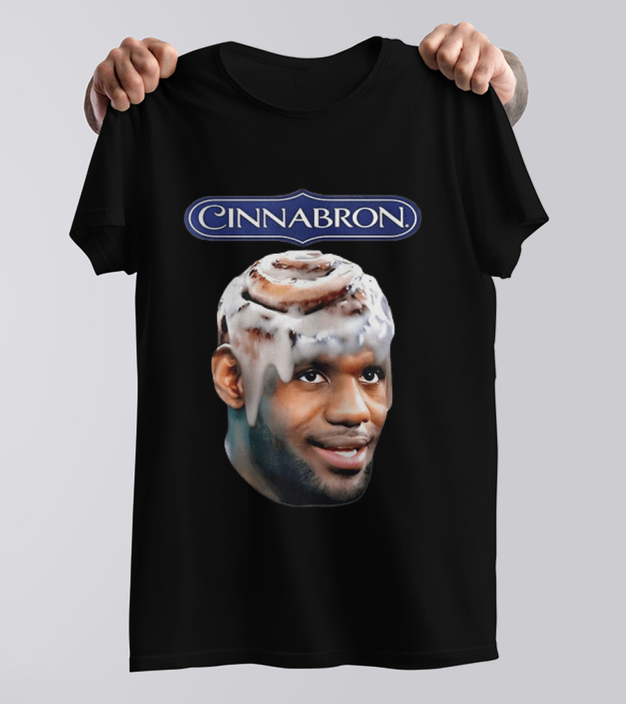 LeBron James Los Angeles Lakers Cinnabron Cinnamon Roll Meme T-Shirt