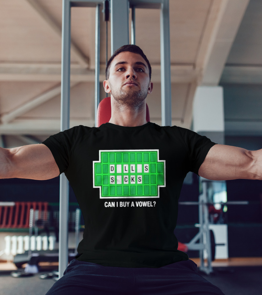 Dalls Scks Can I Buy A Vowel Game Show T-Shirt