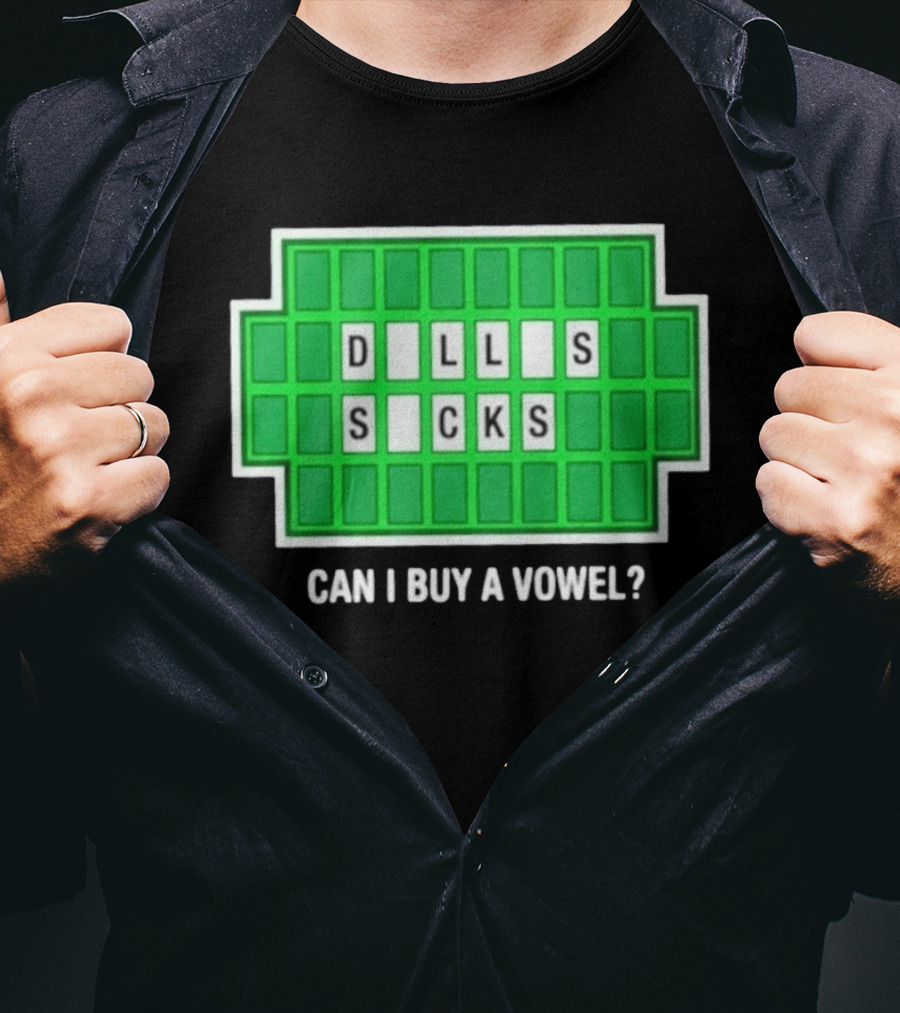Dalls Scks Can I Buy A Vowel Game Show T-Shirt