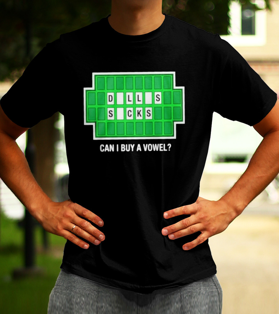 Dalls Scks Can I Buy A Vowel Game Show T-Shirt