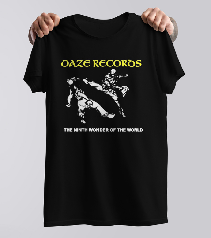 Daze Records Ninth Wonder Of The World Martial Arts Action T-Shirt