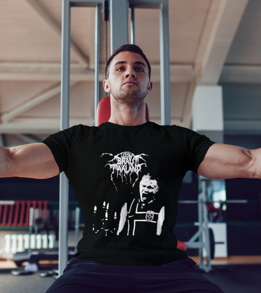 Erling Haaland Norway Black Metal Heavy Metal Braut Football T-Shirt