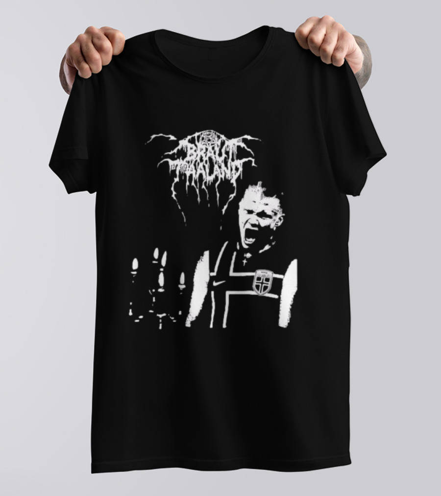 Erling Haaland Norway Black Metal Heavy Metal Braut Football T-Shirt