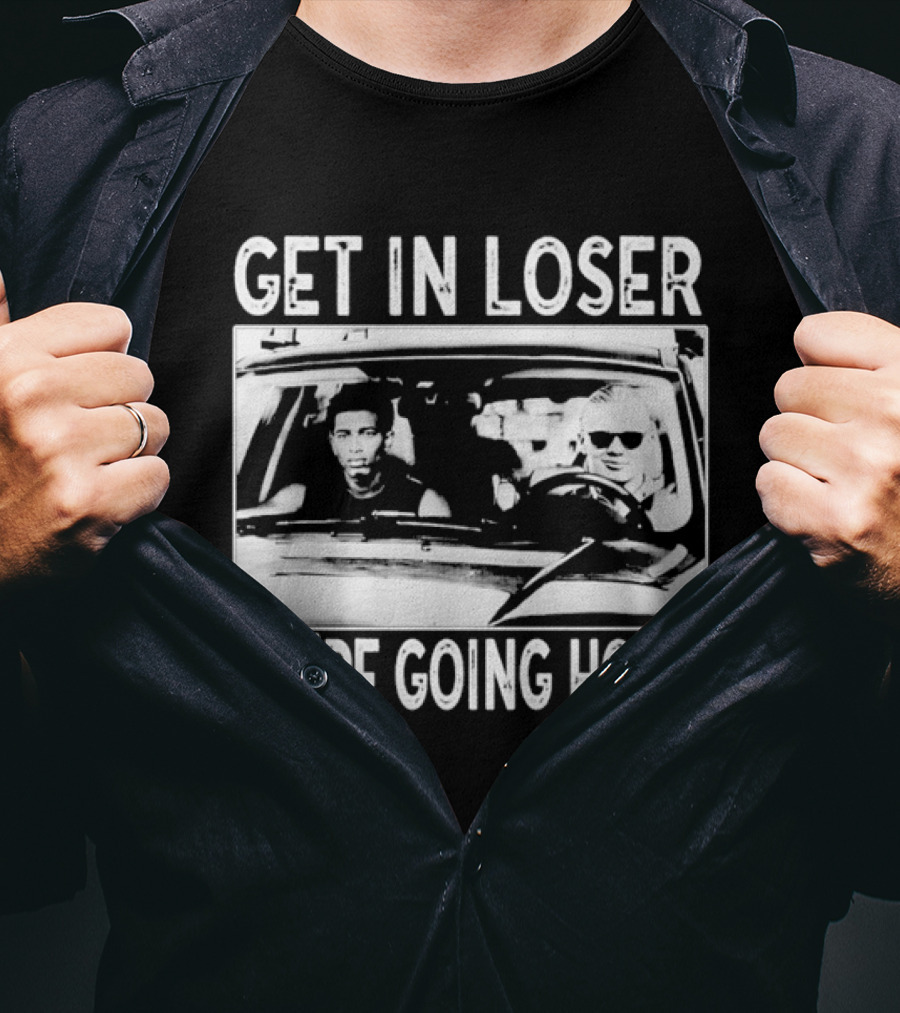 Erling Haaland Jude Bellingham Get In Loser We're Going Home Car Scene Image T-Shirt