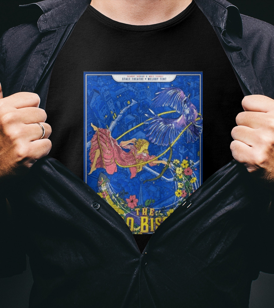 The Disco Biscuits July 11 2026 Jeezum Crow Music Festival Vermont Tour Stale Theatre Melody Tent T-Shirt