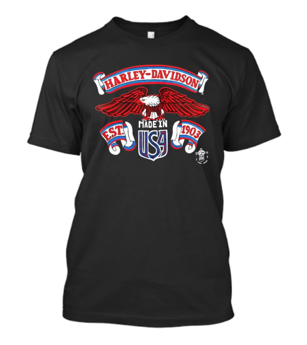 Harley Davidson Eagle Made In USA Est 1903 T-Shirt