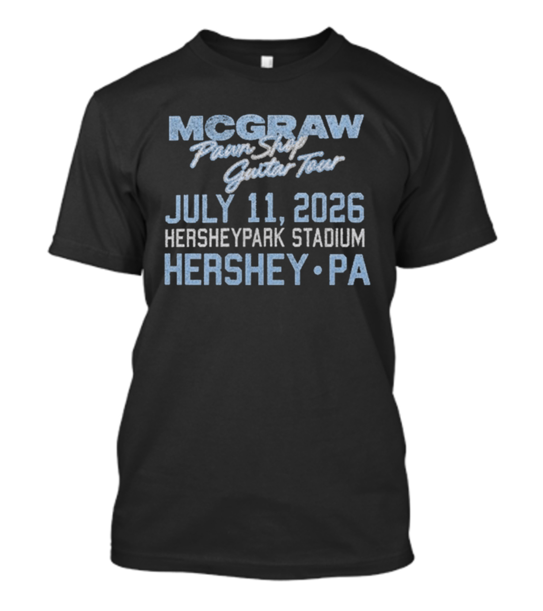 Tim McGraw Standing Room Only Tour July 11 2026 Hersheypark Stadium Hershey PA T-Shirt