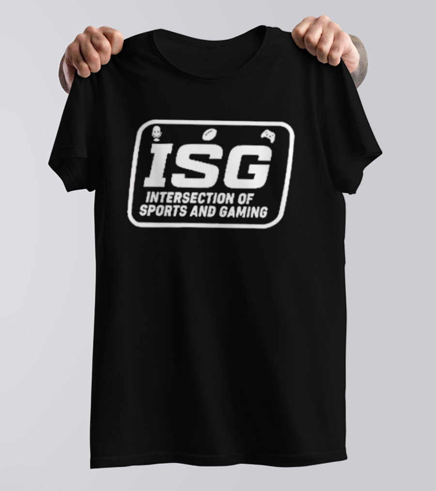 ISG Intersection Of Sports And Gaming Podcast Fans Media Collectors T-Shirt