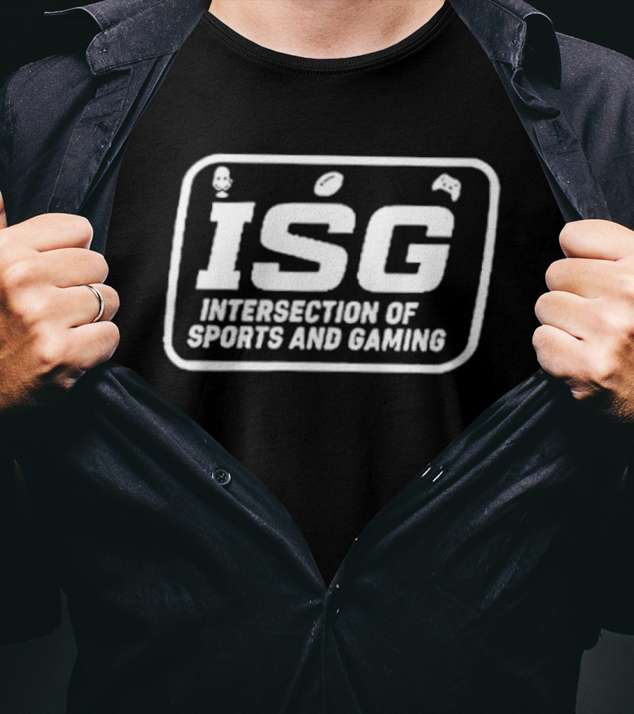 ISG Intersection Of Sports And Gaming Podcast Fans Media Collectors T-Shirt