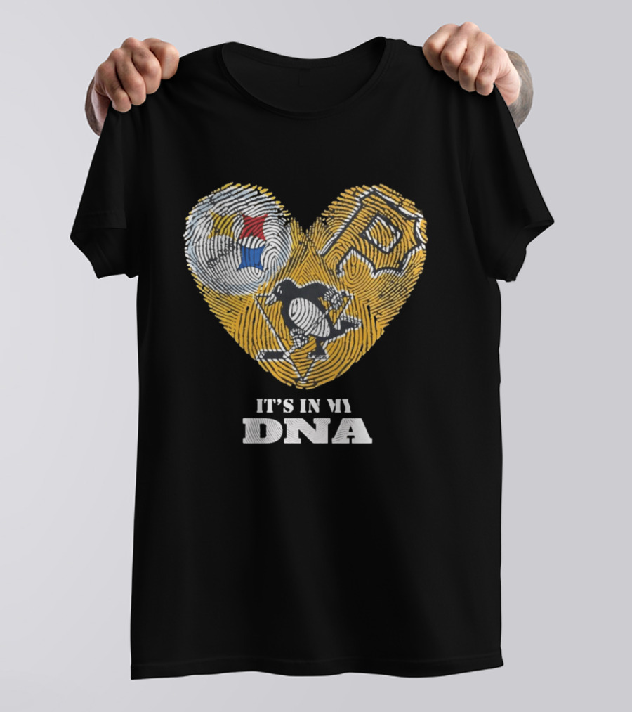 Pittsburgh Steelers Pirates Penguins It's In My DNA T-Shirt
