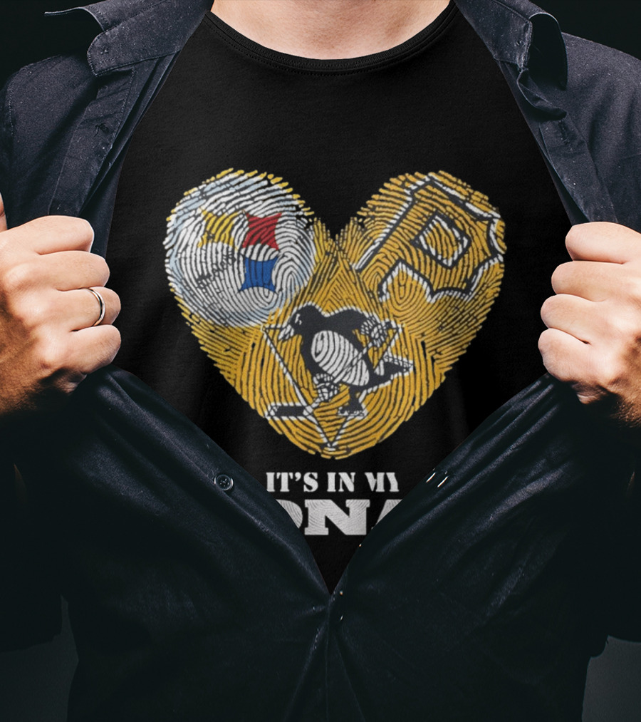 Pittsburgh Steelers Pirates Penguins It's In My DNA T-Shirt