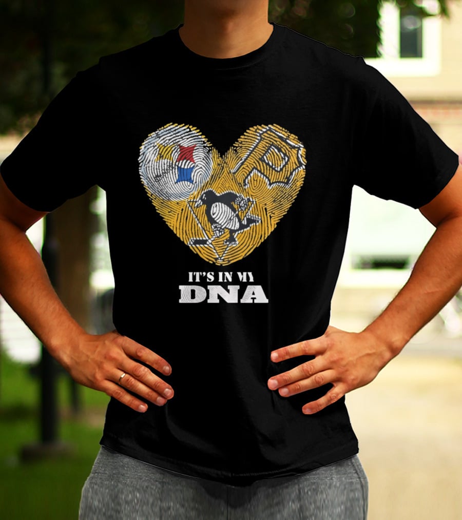 Pittsburgh Steelers Pirates Penguins It's In My DNA T-Shirt