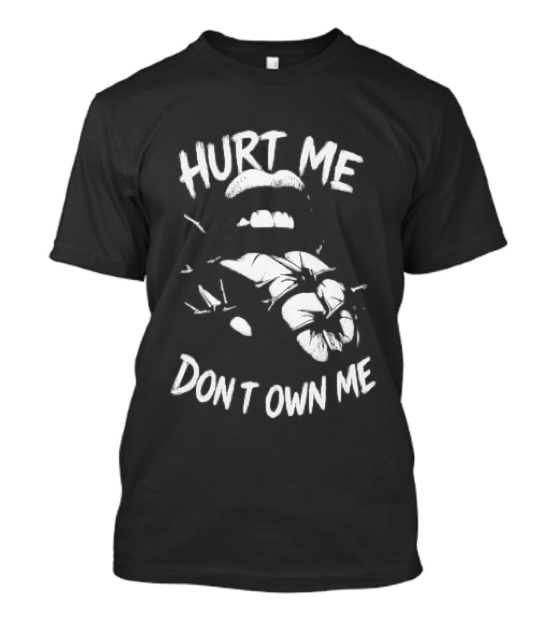 Hurt Me Don't Own Me Spiked Tongue T-Shirt