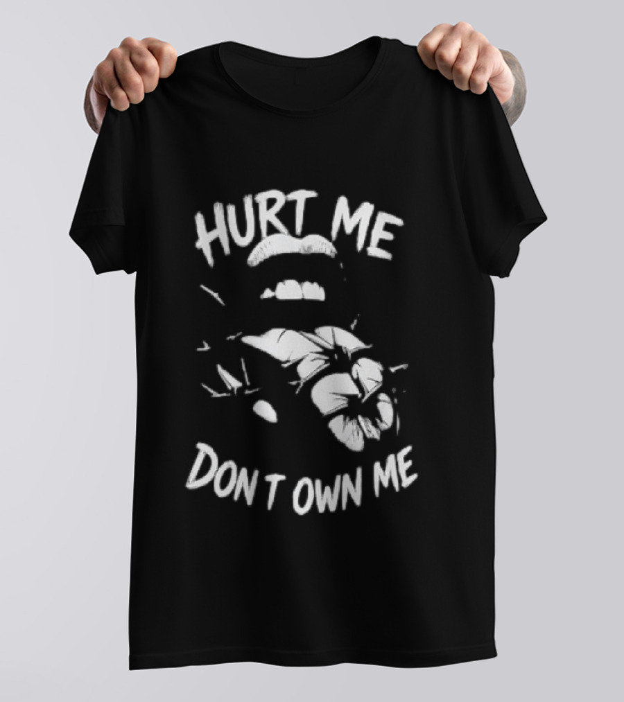 Hurt Me Don't Own Me Spiked Tongue T-Shirt