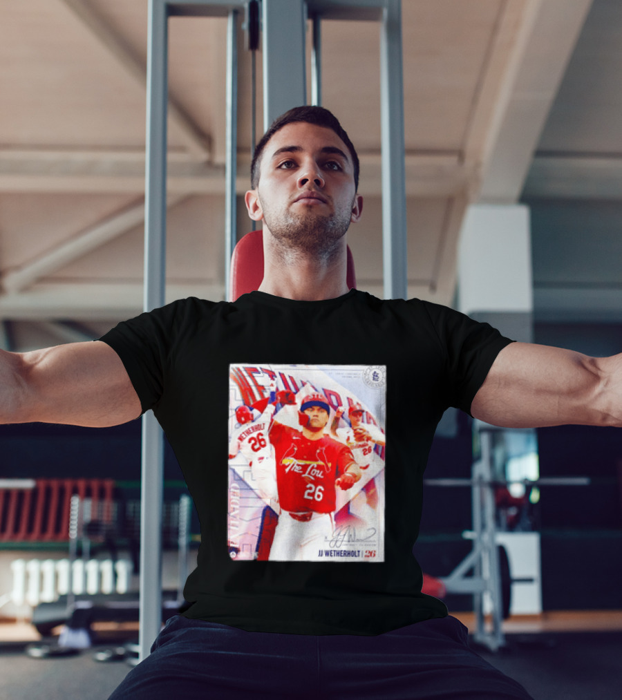 St. Louis Cardinals JJ Wetherholt 26 MLB Fan Memorabilia T-Shirt