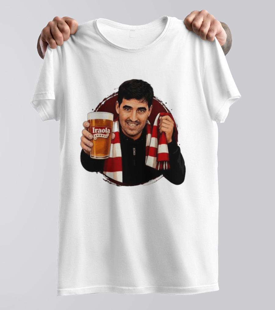 Andoni Iraola Athletic Club Bilbao Beer Glass Scarf Fan T-Shirt