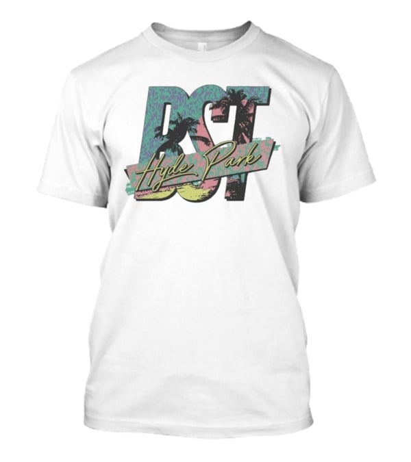 BST Hyde Park 10th July 2026 Pitbull Event Tropical Palms T-Shirt