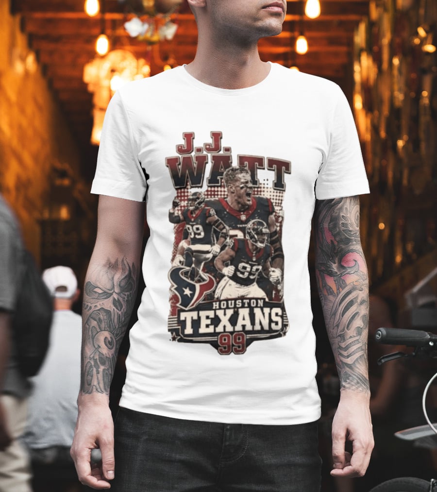 J.J. Watt Houston Texans 99 NFL Football Player T-Shirt
