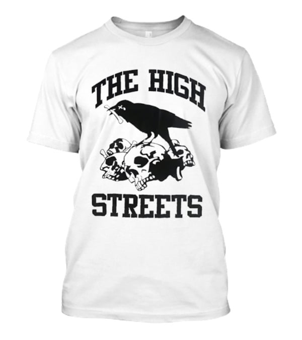 The High Streets Crow On Skulls T-Shirt
