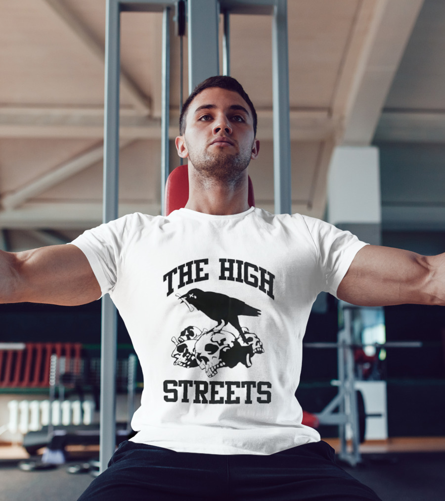 The High Streets Crow On Skulls T-Shirt