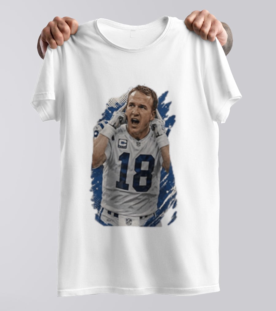 Peyton Manning Indianapolis Colts 18 Football Player NFL Legend T-Shirt
