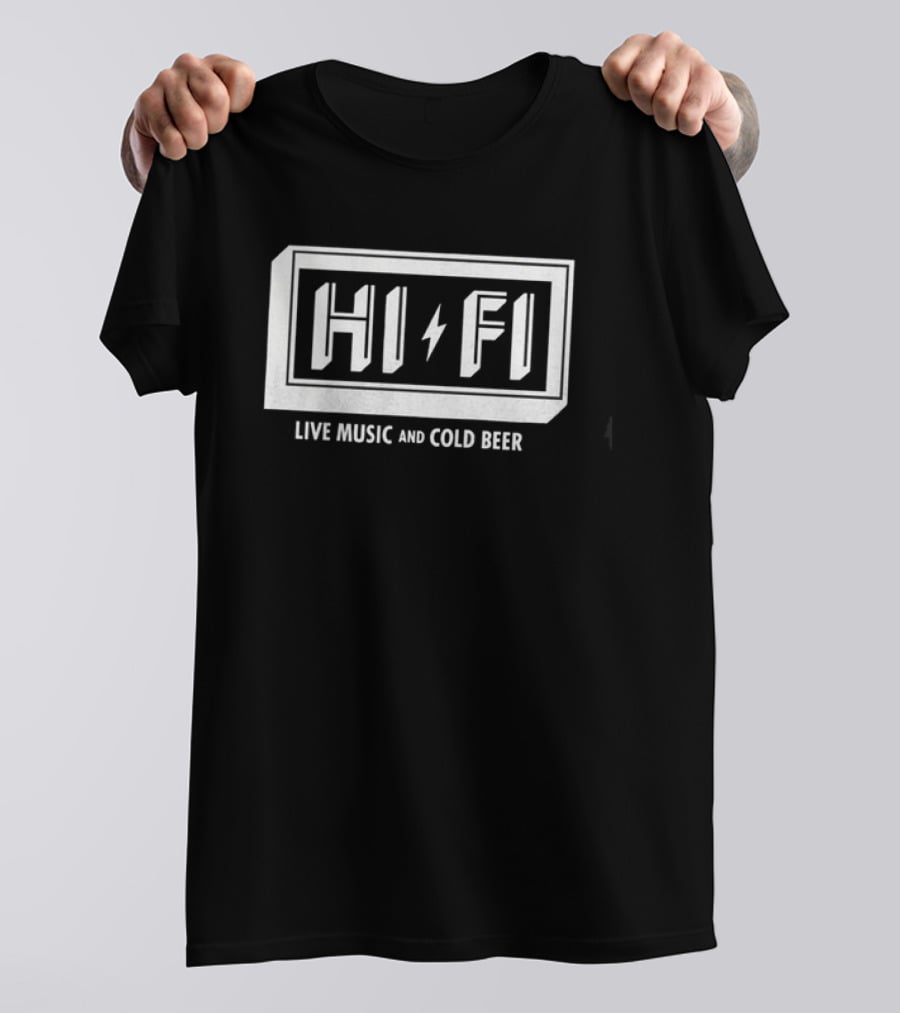 Andy Jassy Hi Fi Live Music And Cold Beer T-Shirt
