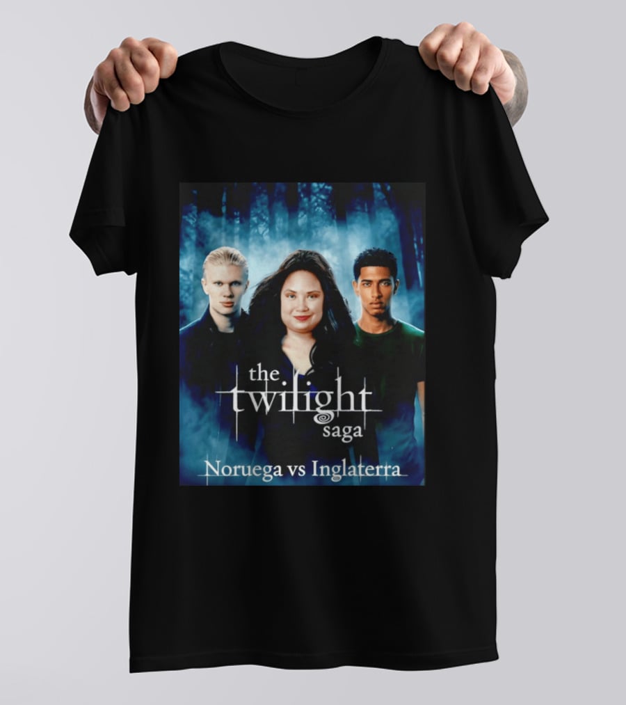 Erling Haaland Jude Bellingham The Twilight Saga Noruega Vs Inglaterra T-Shirt