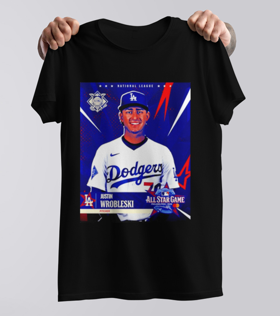Justin Wrobleski Los Angeles Dodgers 2026 All Star Game National League T-Shirt