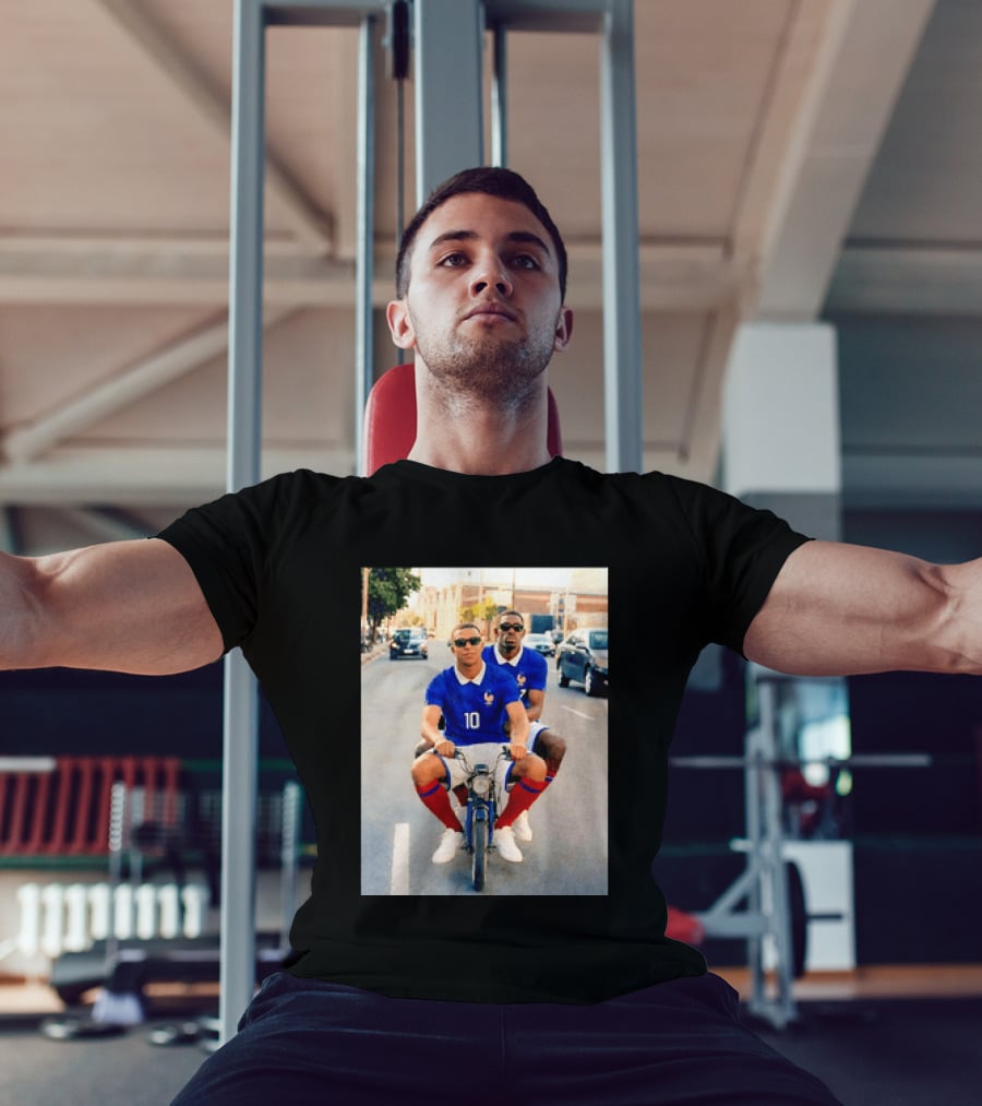 Kylian Mbappé Ousmane Dembélé France Team Jersey T-Shirt