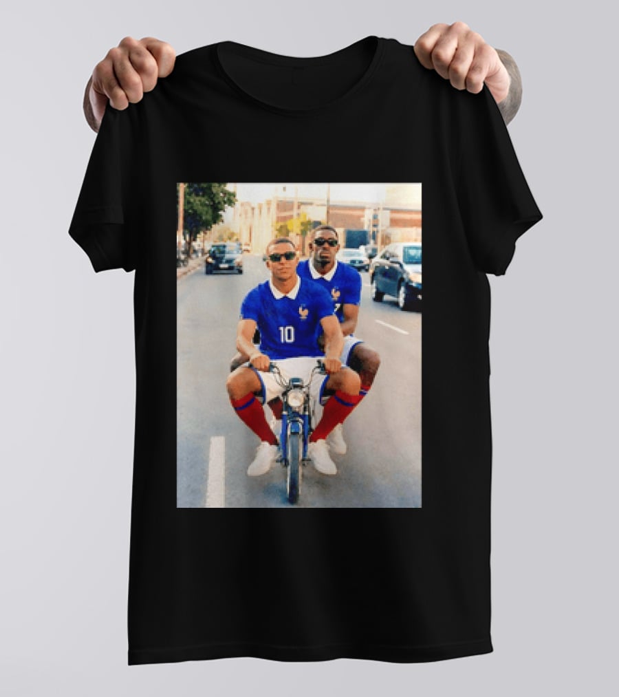 Kylian Mbappé Ousmane Dembélé France Team Jersey T-Shirt