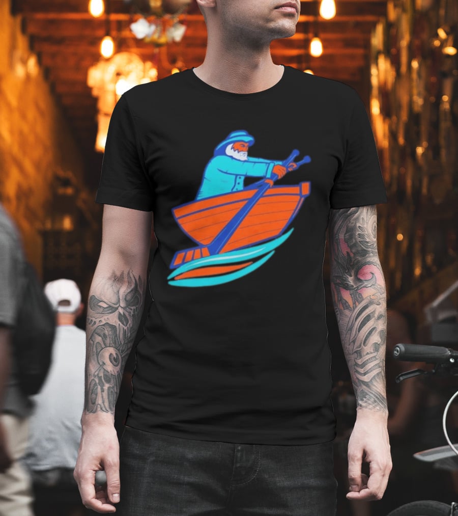 Islanders Fisherman New York NHL Team 26 T-Shirt