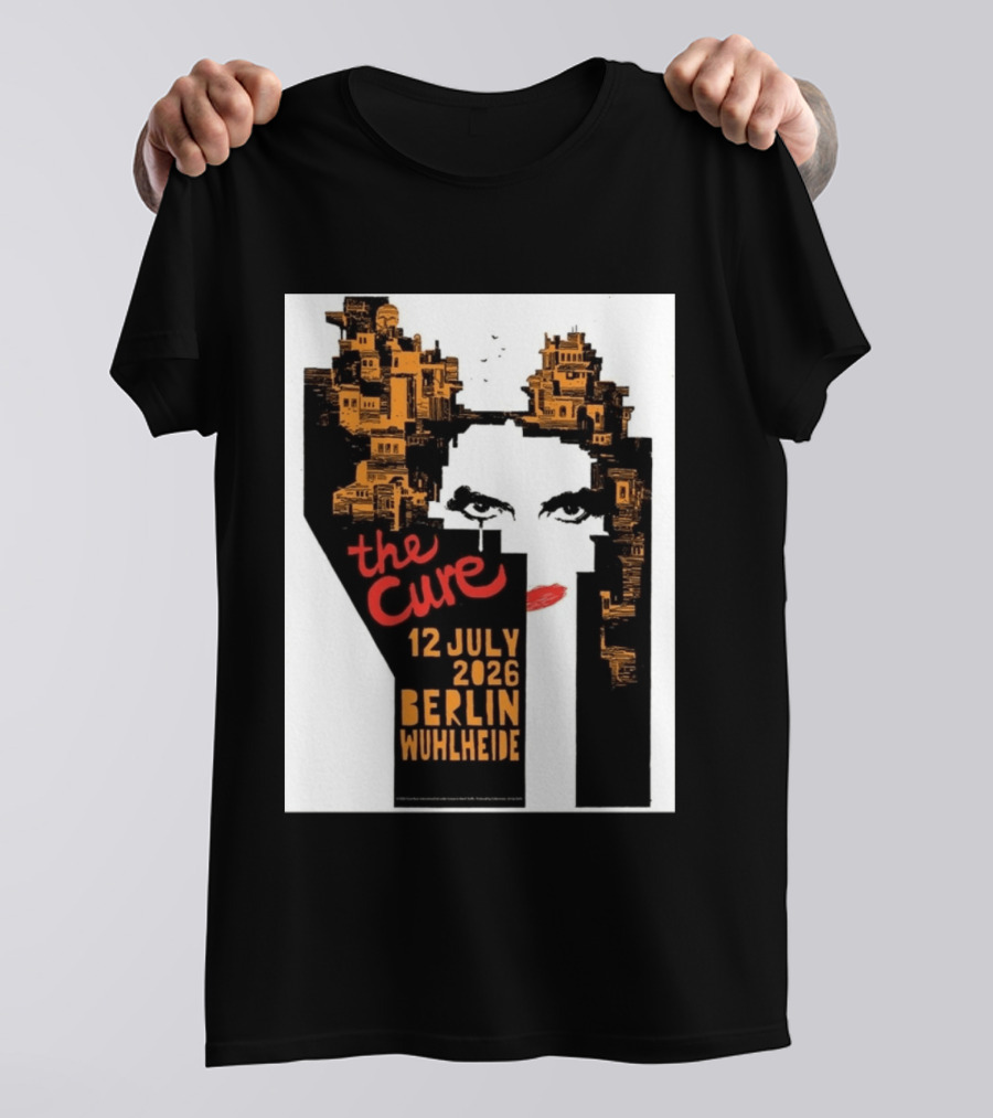 The Cure 12 July 2026 Berlin Wuhlheide Event Limited Edition T-Shirt