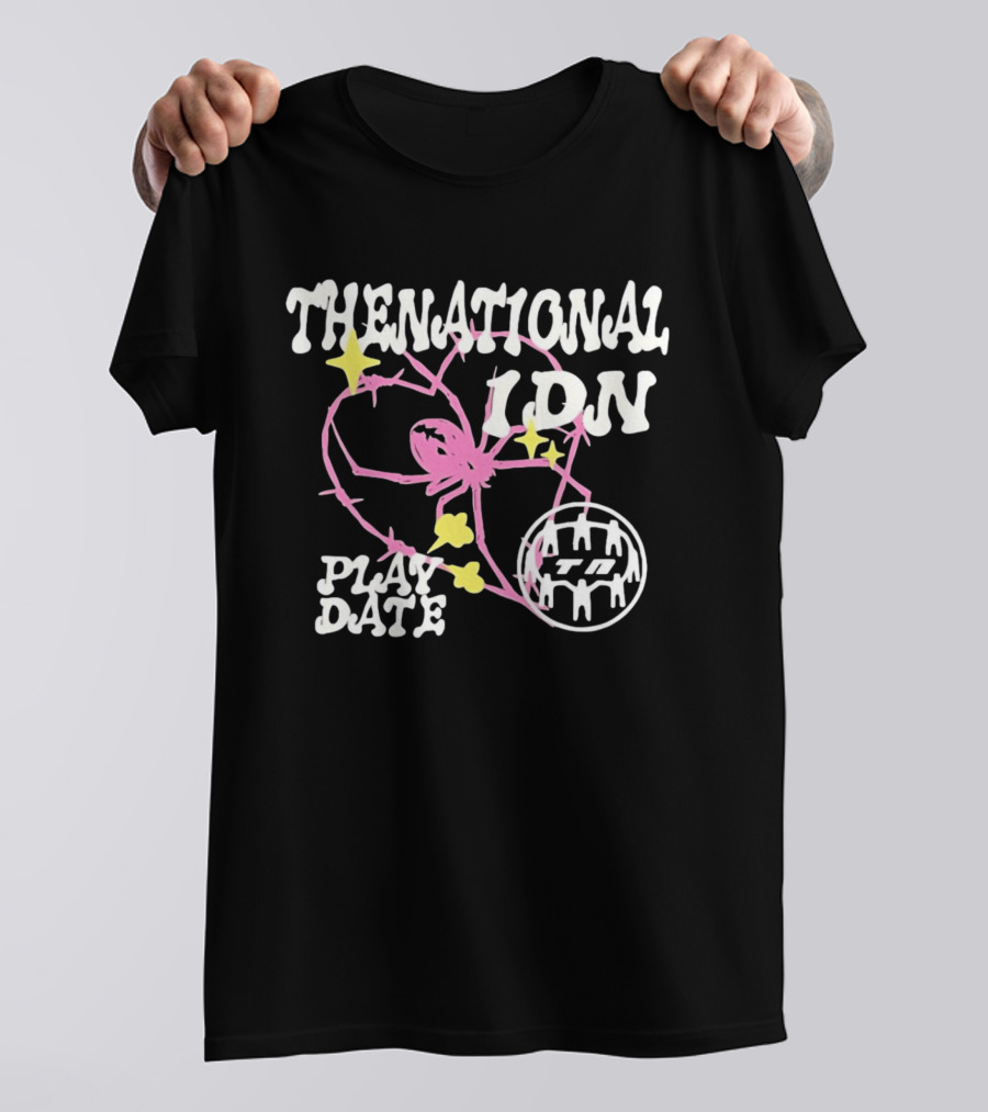 THE NATIONAL IDN Play Date Heart And Stars T-Shirt