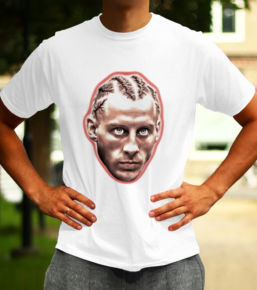 Paddy The Baddy Pimblett UFC MMA Fighter Portrait Braided Hairstyle T-Shirt