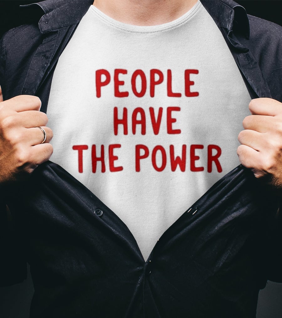 Patti Smith People Have The Power Song Lyrics Protest Movement T-Shirt