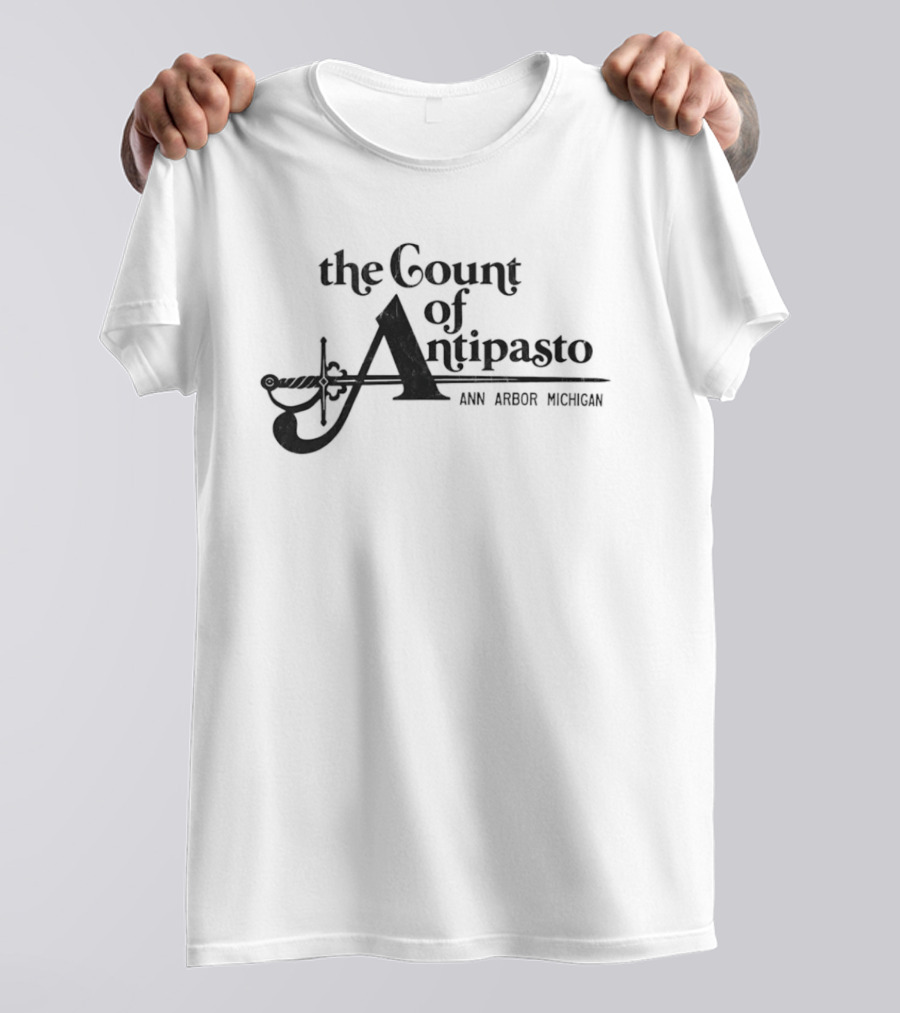 The Count Of Antipasto Ann Arbor Michigan Music T-Shirt