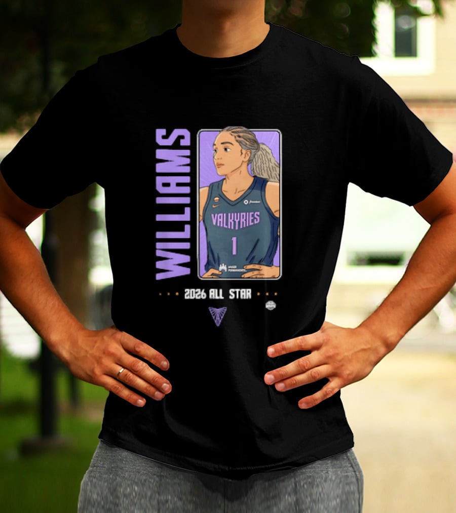 Golden State Valkyries Gabby Williams 2026 WNBA All Star Williams 1 T-Shirt
