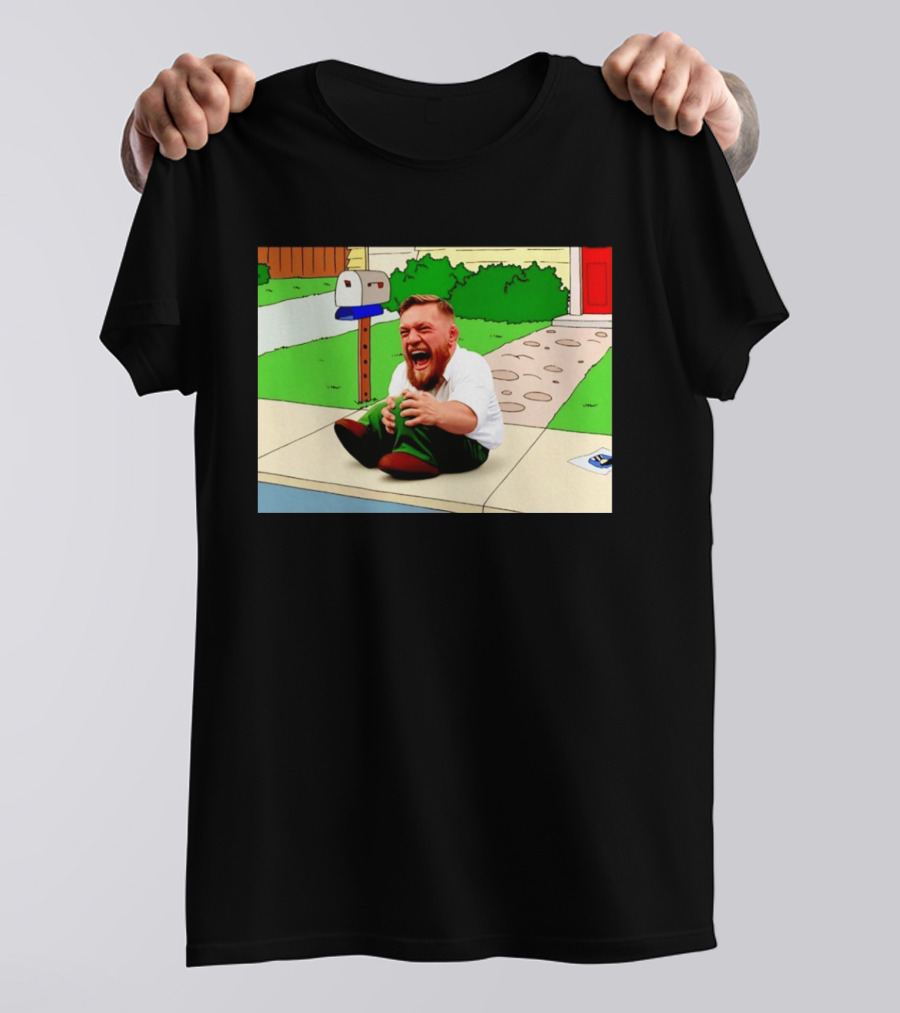 Family Guy Conor McGregor Laughing Curb Scene T-Shirt