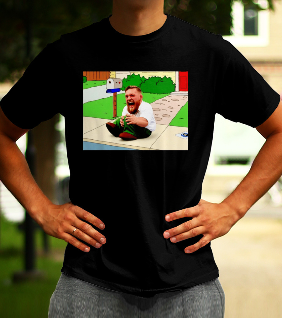 Family Guy Conor McGregor Laughing Curb Scene T-Shirt
