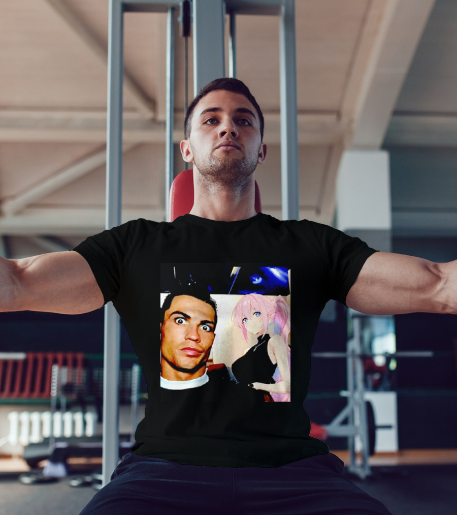 Cristiano Ronaldo Shikimori Anime Manga Collaboration T-Shirt