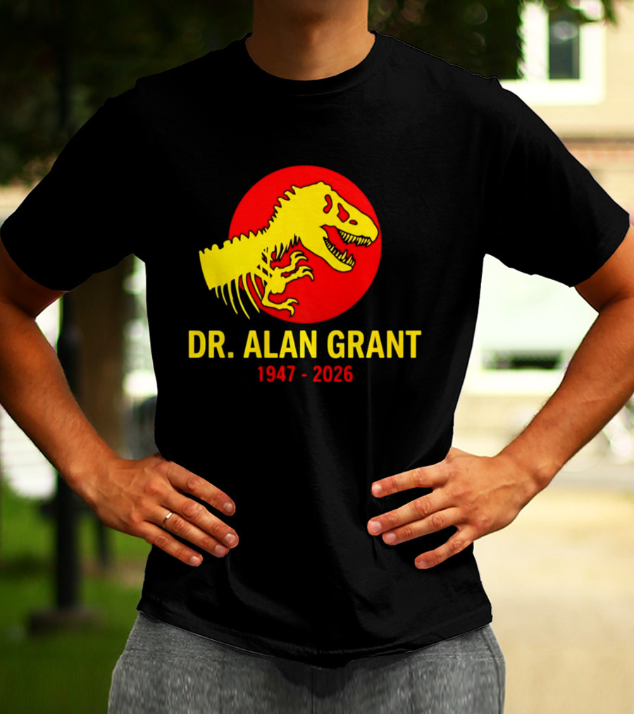 Dr. Alan Grant 1947 2026 Memorial Rex T-Shirt