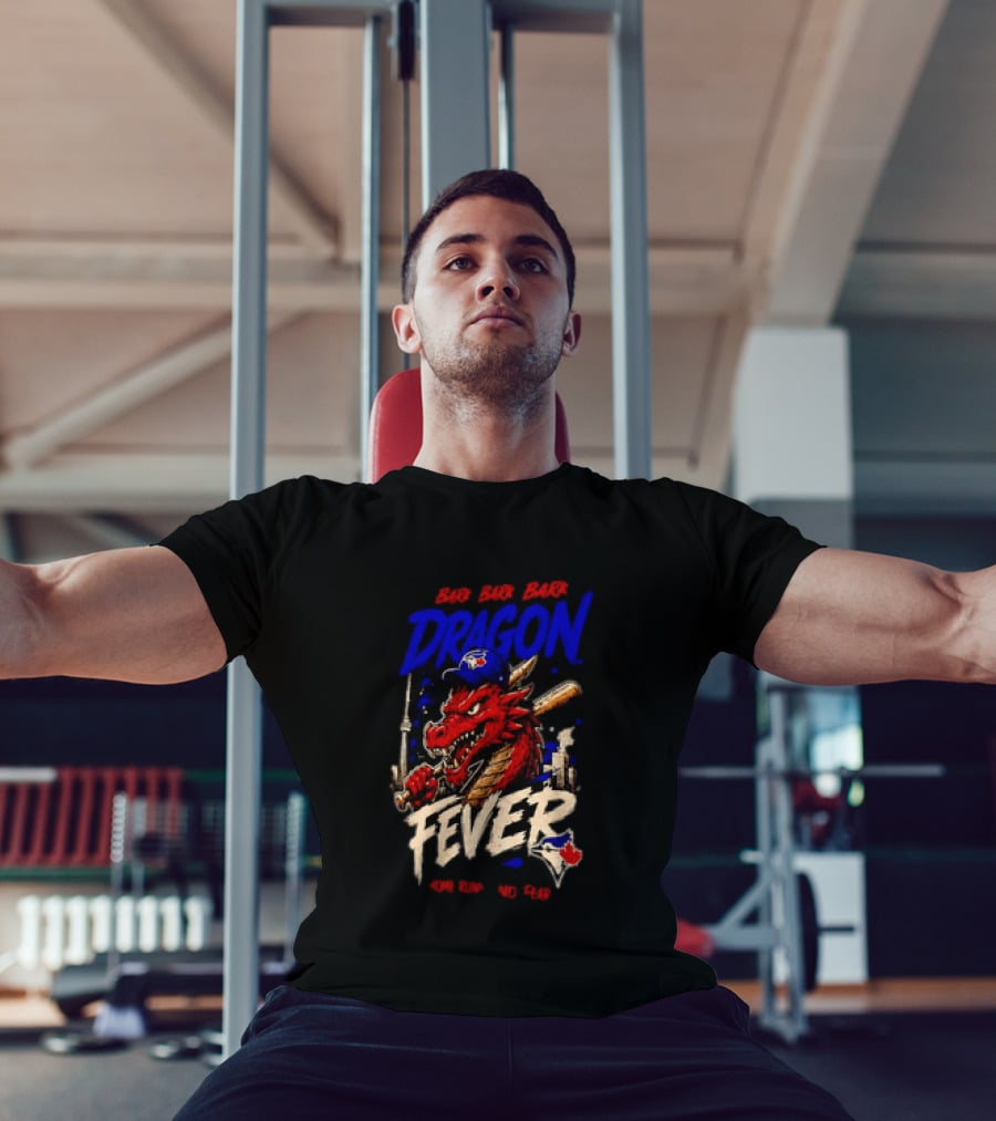 Brr Brr Brr Dragon Fever Toronto Blue Jays Baseball Red Dragon T-Shirt